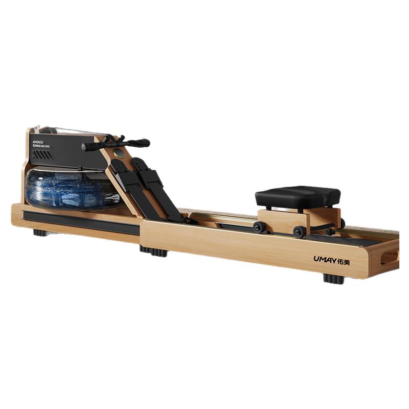 Youmei rowing machine hydro-magnetic dual-resistance household smart folding water-resistance rowing machine magnetic resistance fitness equipment R7B