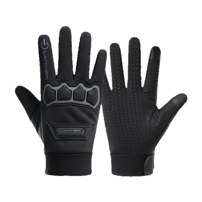 Waterproof warm fleece thick gloves
