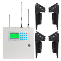 Solar infrared through-beam alarm perimeter outdoor fence anti-theft alarm wireless infrared through-beam detector