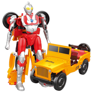 Seven manually transformed car robot king kong model