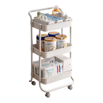 Lazy corner removable baby product storage rack stroller