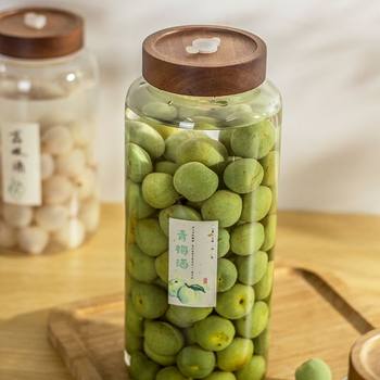 Exhaust screw cap glass wine bottle, large tank for wine, large capacity glass jar, glass jar, special sealed tank for wine