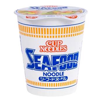 Japanese style seafood noodles, shrimp curry instant noodles