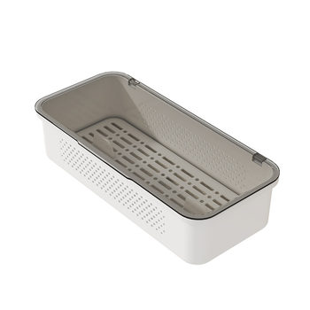 Household dust-proof covered chopsticks spoon tableware storage box