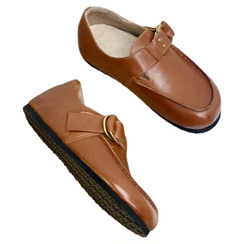 Slow-sen retro leather birken shoes