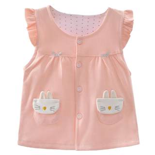 Baby vest spring and autumn thin sweet summer double layer