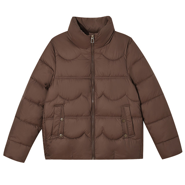 Women's short down jacket, warm, plus size, slimming