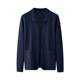 Tongyue thickened worsted lapel cashmere cardigan jacket