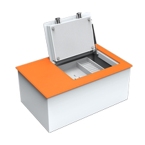 Tiger flip-up hidden safe household small fingerprint password drawer office all-steel anti-theft safe