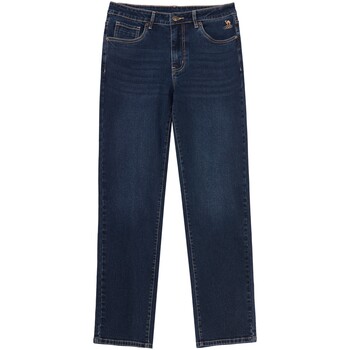 Camel men's jeans 2026 spring and autumn new straight slim washed straight american casual long pants