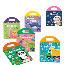 Childrens Quiet Book Puzzle Toy Hand Jelly Stickers Book 2-3 to 6-year-olds Special Attention Training Stickler