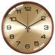 Combas walnut quartz clock