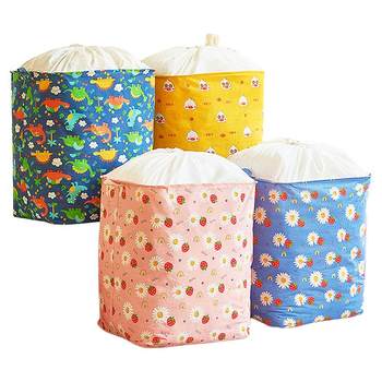 Cotton and linen simple universal dustproof harness storage bag