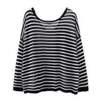 White ice silk knitted sun protection blouse for women summer thin long-sleeved T-shirt hollow yoga wear beautiful back tulle top