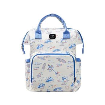 October crystal mother bag large capacity mother mother and baby go out with high appearance lightweight shoulders large capacity backpack