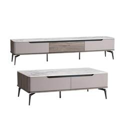 Chivas modern minimalist slate coffee table TV cabinet combination light luxury dining table dual-purpose living room furniture pt041