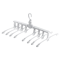 (Self-operated) Family Story Japanese multi-functional multi-layer trousers special hanger seamless storage folding trousers rack