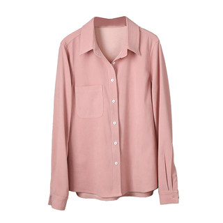 法式粉色磨毛衬衫女2025年秋冬新款内搭叠穿灯芯绒衬衣长袖上衣