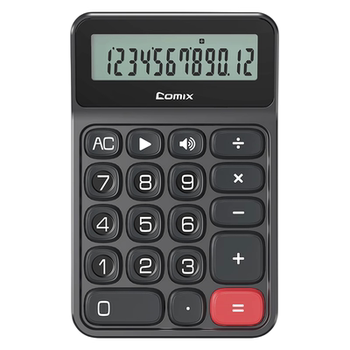 Qixin calculator computer office for finance students special accounting multifunctional portable financial calculator keyboard with voice public simple examination mini battery model