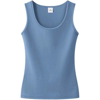 Pure cotton camisole vest ladies suit inner sports outer wear I-shaped sleeveless large size bottoming shirt top spring and summer