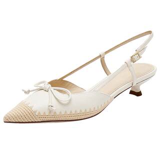 思加图2025新款庄园千金包头凉鞋细跟鞋后空凉鞋女鞋9ER82AH5