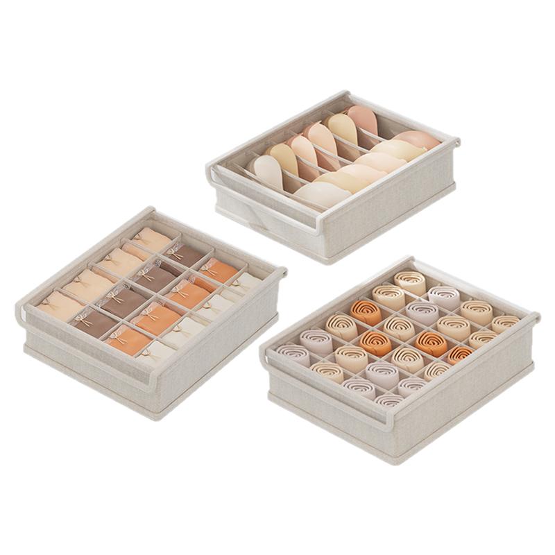 Cotton and linen storage box