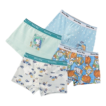 Boys underwear pure cotton baby boxer shorts childrens pure cotton medium and large childrens boys summer boxer briefs