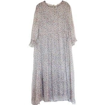 Beautiful vintage silk flowing fairy dress with floral florals