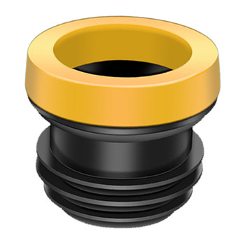Anti-odor and leak-proof toilet sealing flange ring