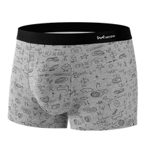 Catman pure cotton mens underwear boys boxer shorts antibacterial large size loose breathable mens style boxer shorts