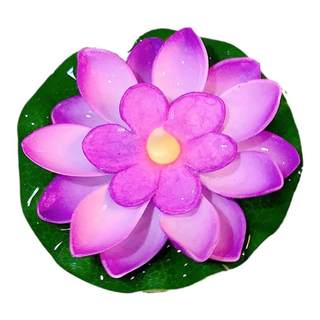 Dingcheng floating water sensor lotus lamp can emit light and contains battery