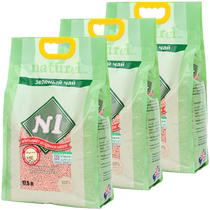 n1 cat litter tofu litter about 20 kg kg deodorizing and dust-free large packaging ni peach cat litter cat supplies 3 packs