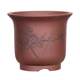 Yixing purple sand flower pot orchid pot large diameter Clivia flower pot ceramic special orchid flower pot clay purple sand pot