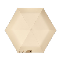 Easy folding umbrella under the banana BM641 second storage black plastic sunscreen umbrella womens anti-UV sunny or rainy dual-use umbrella lightweight and portable