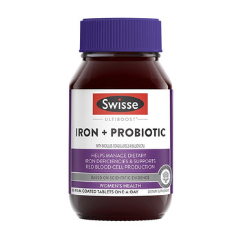 Swish iron supplement probiotic tablets ວິຕາມິນ c ບຳລຸງຜິວໜ້າໃຫ້ສົດໃສ