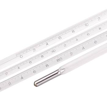 Laboratory glass rod type precision mercury thermometer