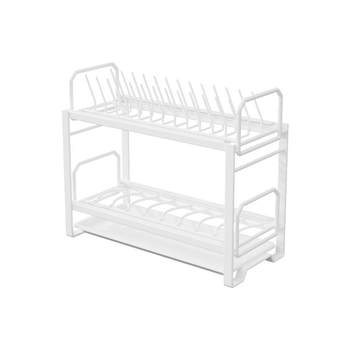 Dish storage rack with water tray pull-out storage rack