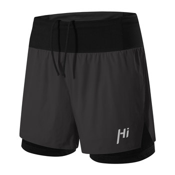 4-inch long marathon running pants for men, mobile phone shorts with lining, track and field sports pants, moisture-absorbent and quick-drying