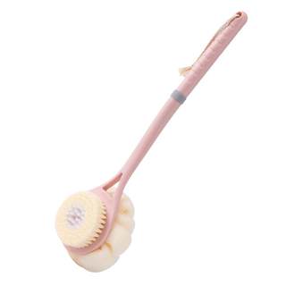 洗澡刷搓澡神器长柄软毛浴球搓后背刷不求人强力双面搓澡巾沐浴刷