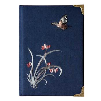 Hand embroidered diary customized gift box