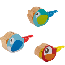(Self-operated) German Hape bird whistle toy childrens educational baby wooden musical instrument for infants