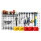 Square hole hole board hardware tool hanging board hook set