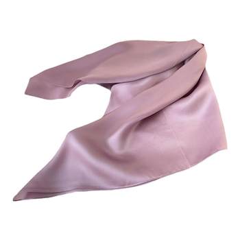 70 elegant silk plain satin square scarf korean version