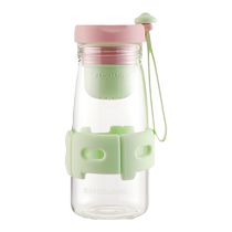 Rich Light Tea Water Separation Tea Cup Lady Special Large Capacity Glass Cups Woman High Face Value Portable Accompanying Cup