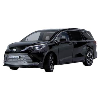 Authentic Authorized 1:24 Toyota Sienna Car Model Artificial Alloy Business Car Kidsren's Gift Toy Car Ornaments