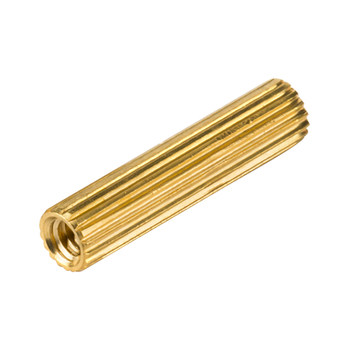 Knurled double pass copper column camera copper screw