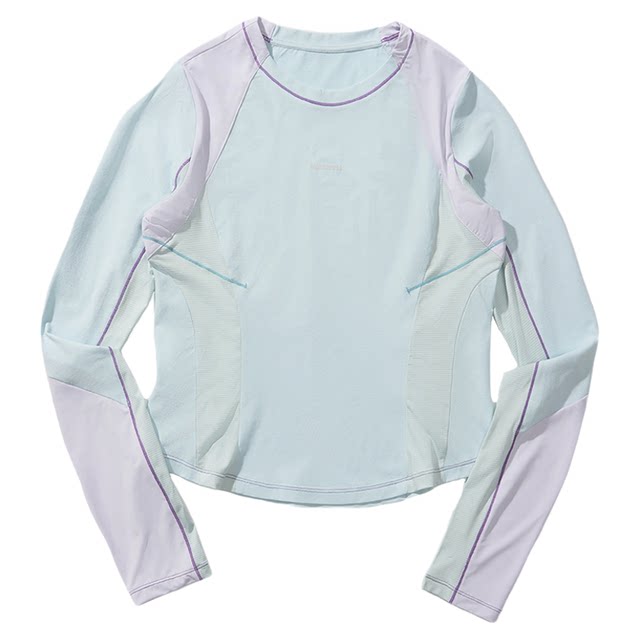 Monterest Antibacterial Color Block Slim Fit ເສື້ອຍືດແຂນຍາວ