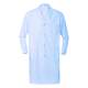 蓝色医生服白大褂工作服长袖松紧袖实验服男口腔药店护士服蓝大褂