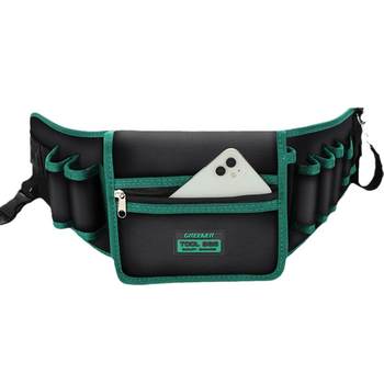 Green forest electrician tool waist bag multifunction portable waist hanging