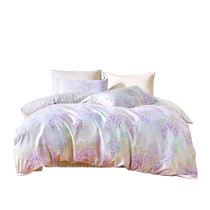 Mercury Home Textiles Cotton Four-piece Set 100% Cotton Antibacterial Set Floral Bed Sheets Quilt Cover Home Bedding 24 New Products